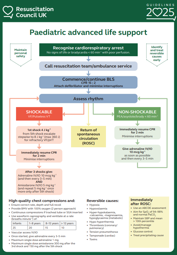 Paediatric Life Support Guidelines 2025