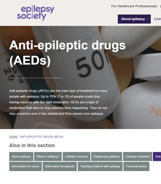 Anti-epileptic drugs (AEDs)