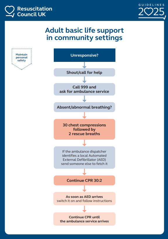 Adult Basic Life Support Guidelines 2025