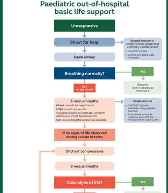 Paediatric out-of-hospital basic life support